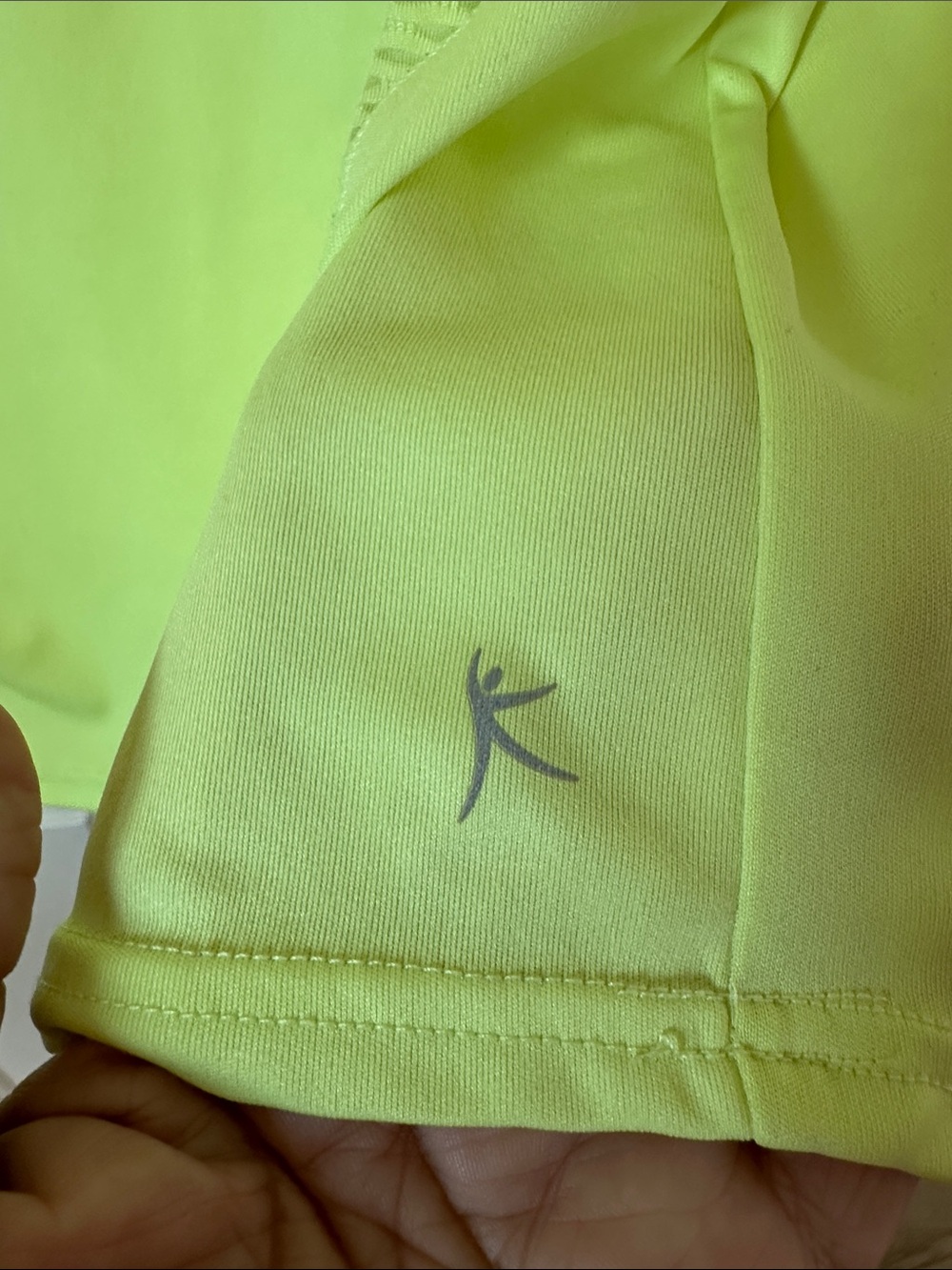 🧡 Danskin Neon Yellow Short Sleeve Athletic Tee 🧡 - Picture 5 of 6